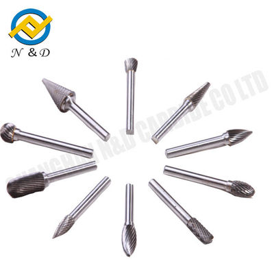 Mũi khoan cacbua vonfram 6,35mm Shank Mũi khoan cacbua rắn